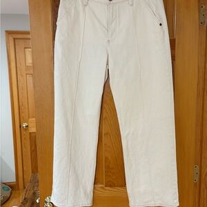 Abercrombie & Fitch Cream Jeans Classic Style size 29 short